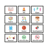 Frikvarters- og pauseaktiviteter – piktogrammer